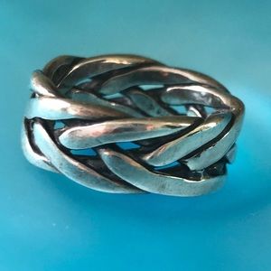 Silpada Sterling Silver Braided Ring